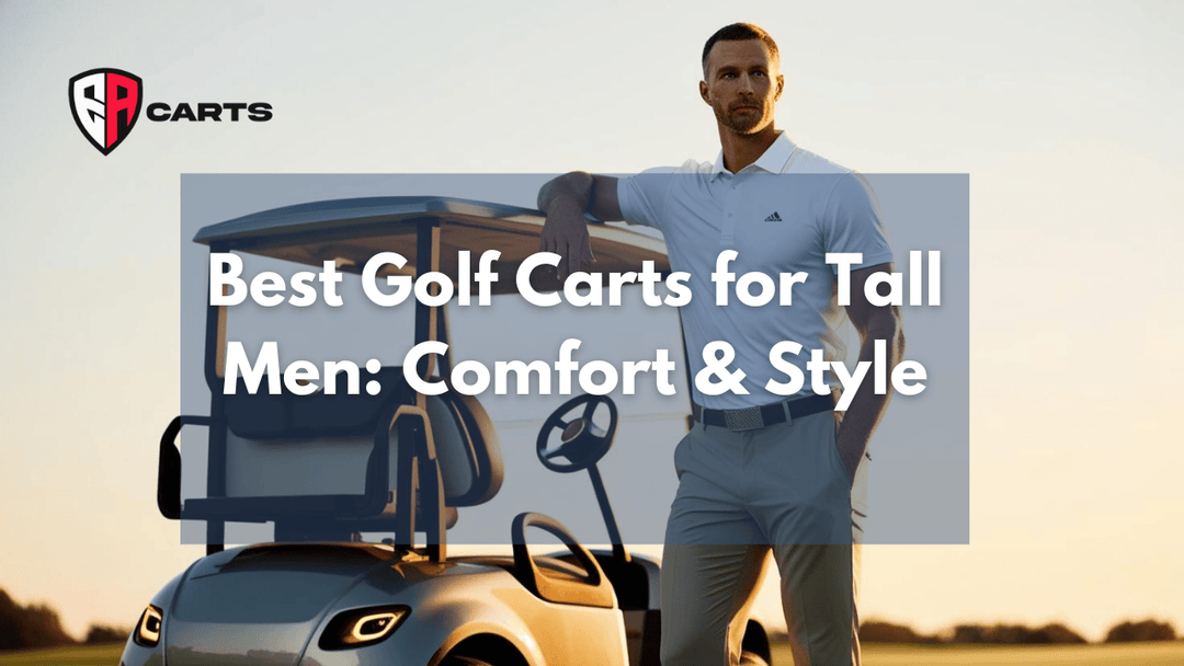 Best Golf Carts for Tall Men: Comfort & Style