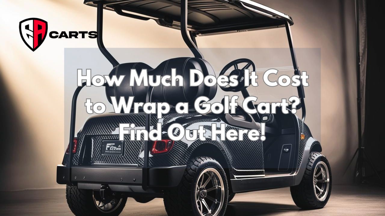 How Much Does It Cost to Wrap a Golf Cart|Professional installation of vinyl wrap