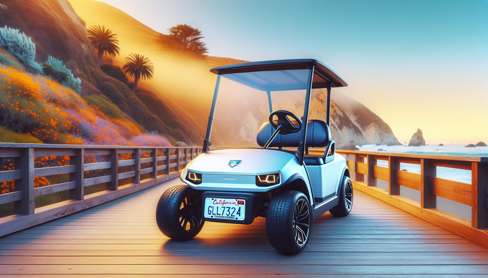 California golf cart and LSV legal requirements